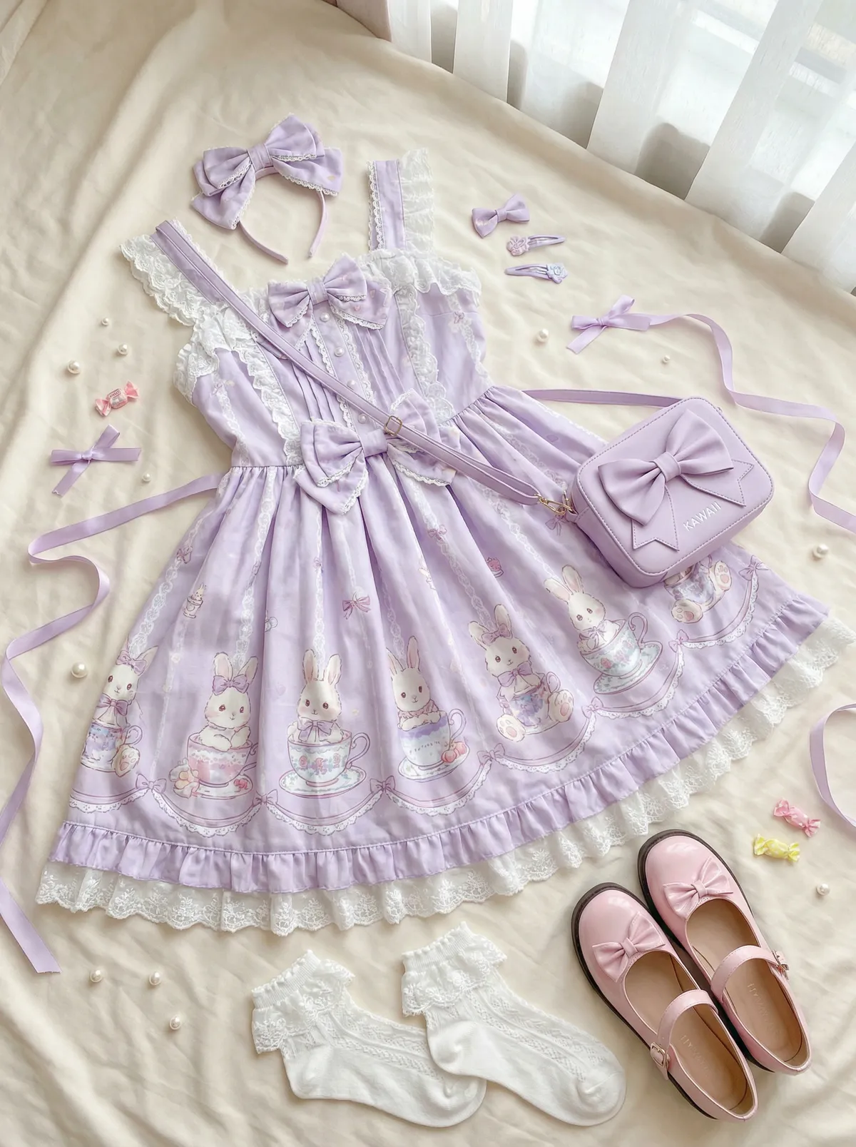 campus life Lolita穿搭灵感分享